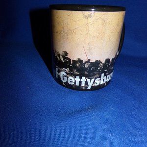 Vintage Map of the Battle of Gettysburg Coffee Mug Pencil Cup - Black